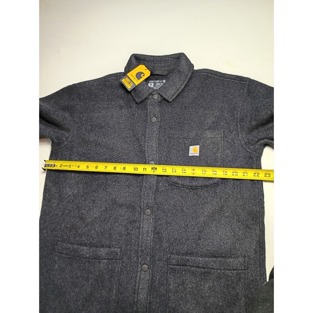 Carhartt Women's Loose Fit Fleece Shirt Jacket - Medium - Picture 6 of 8